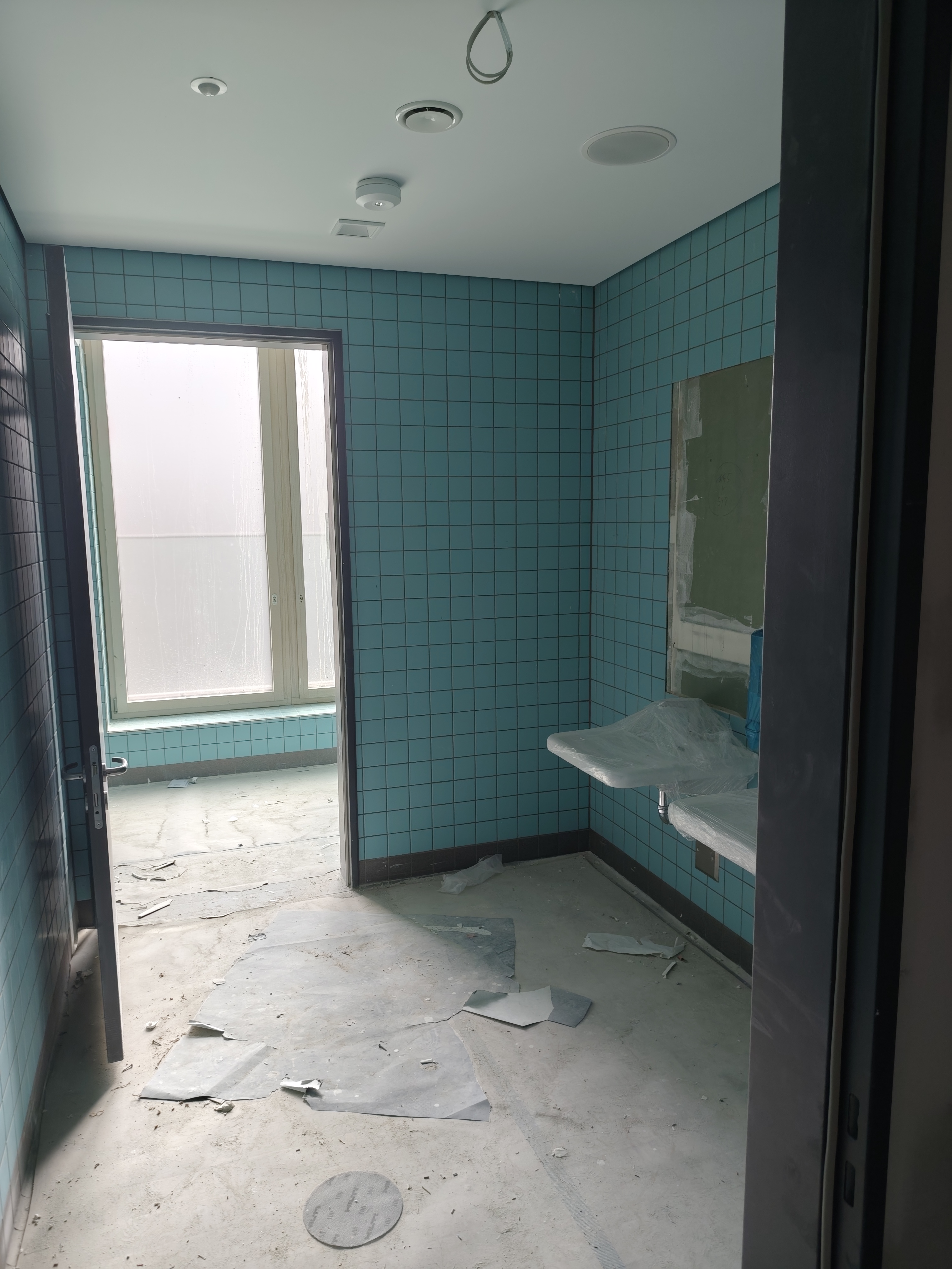 Sanitäranlage vierte Etage