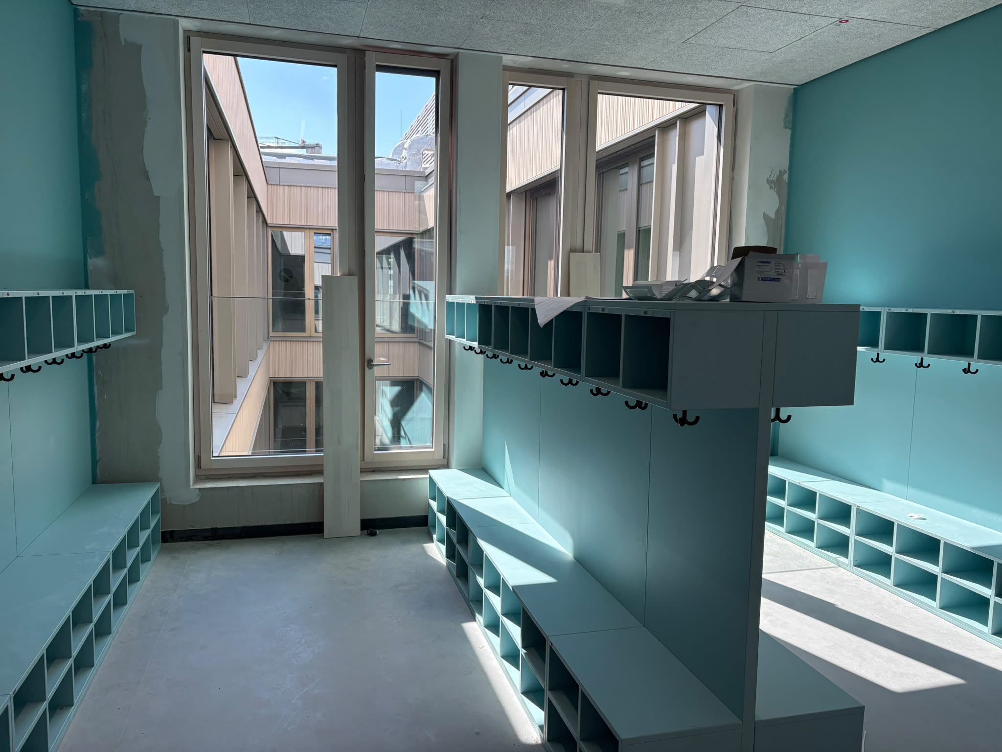 Schuhwechselzone 4. Etage