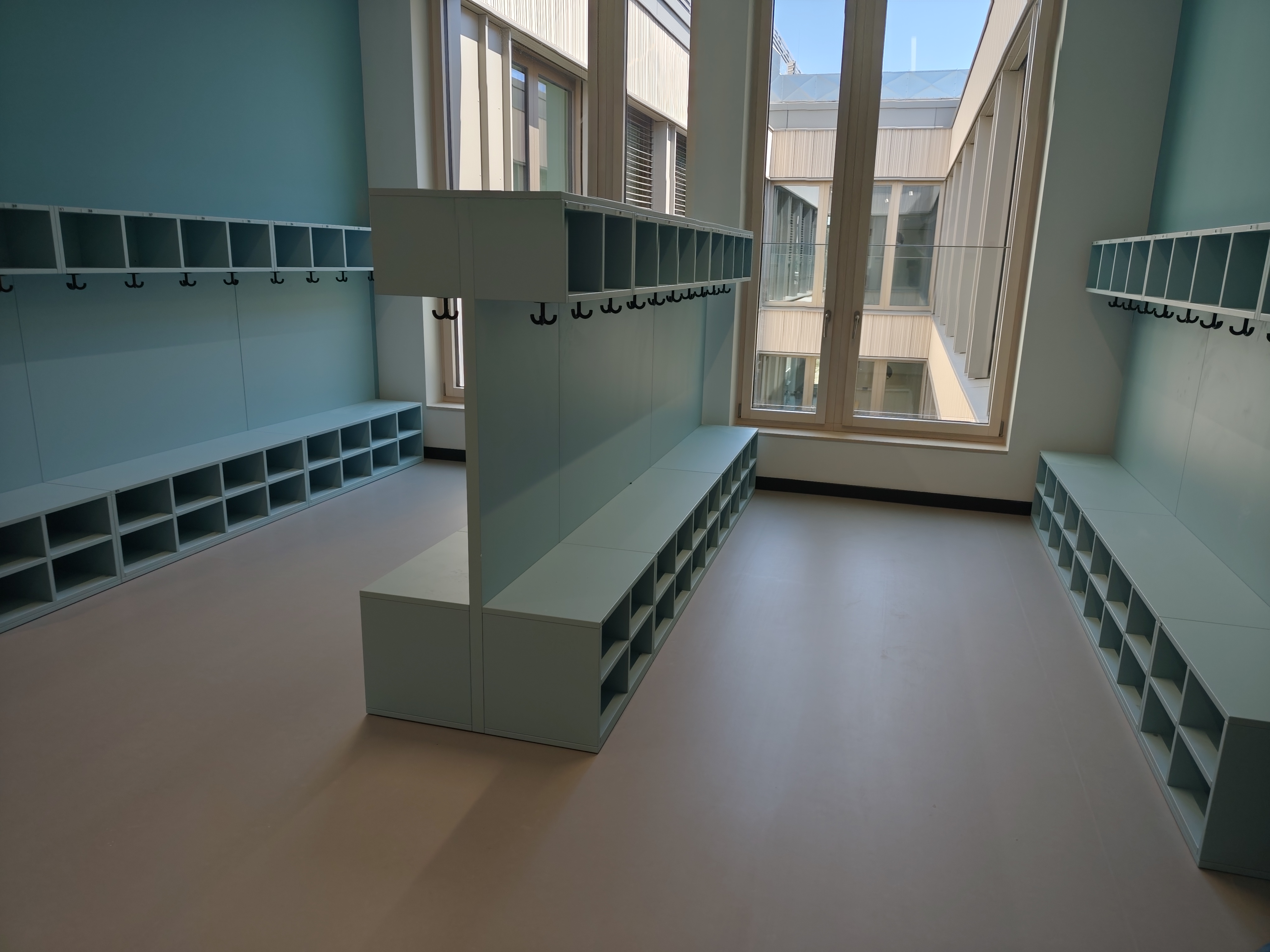 Schuhwechselzone 4. Etage