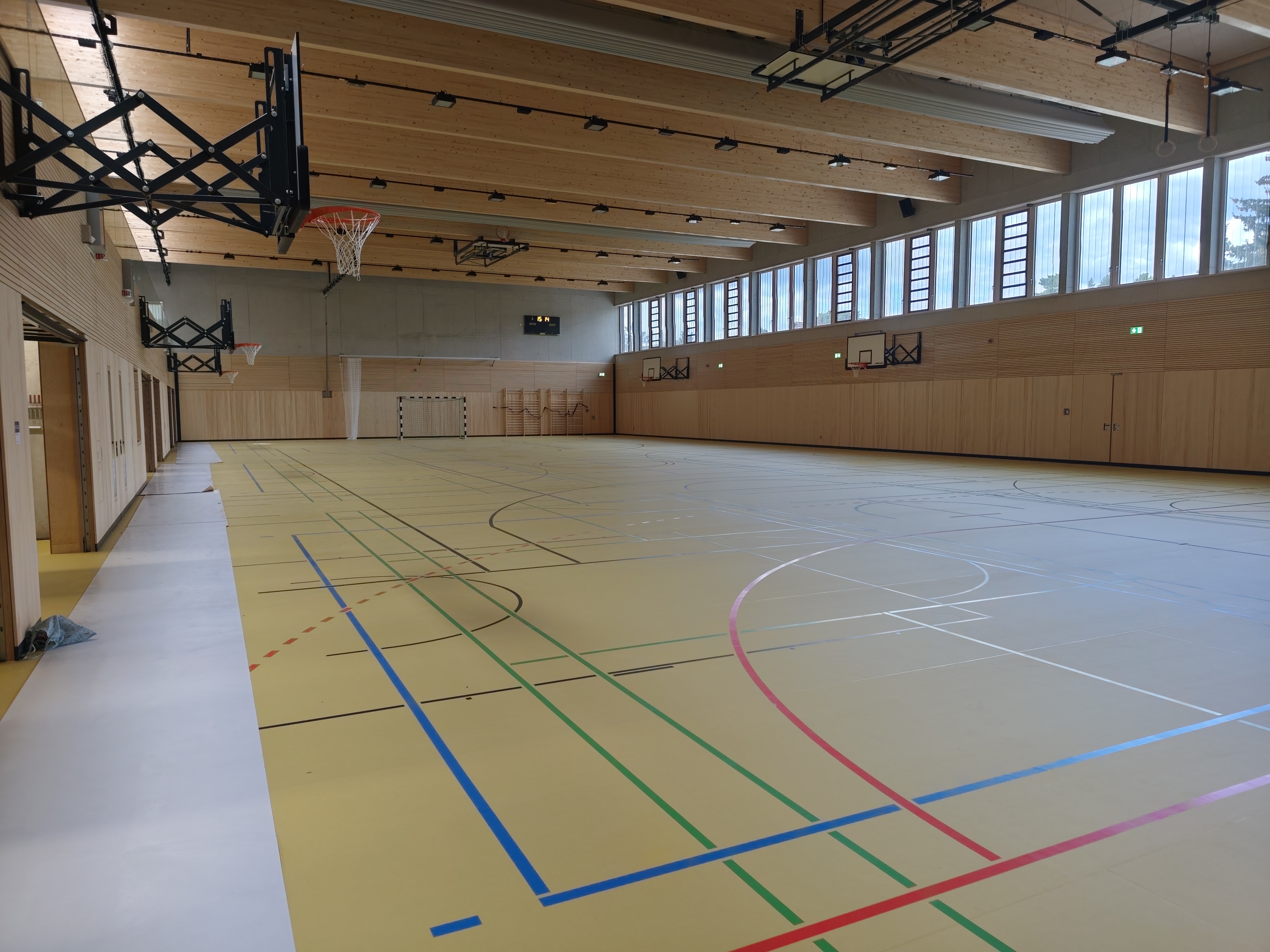 Turnhalle Spielfeld